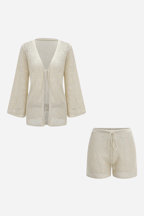 Celeste – Two-Piece Crochet Lounge Set