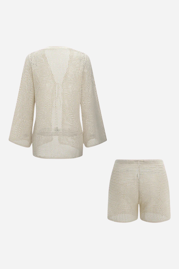 Celeste – Two-Piece Crochet Lounge Set