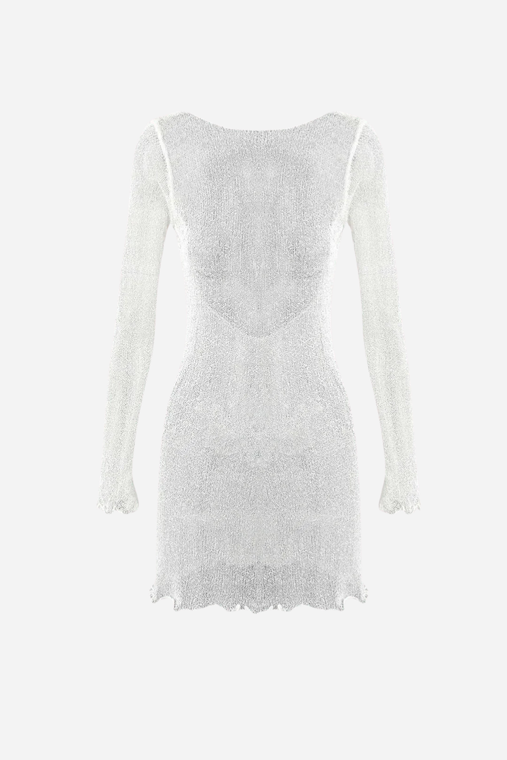 Luna Beach Transparent Tulle Beach Dress
