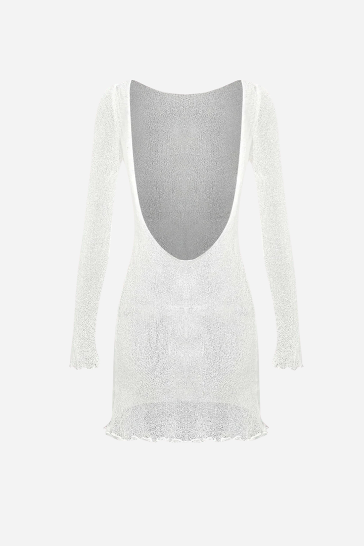 Luna Beach Transparent Tulle Beach Dress