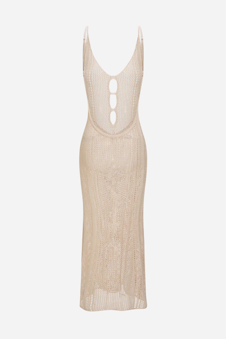 Aurelia – Long Crochet Beach Dress