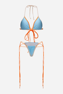 Blue Orange Bikini