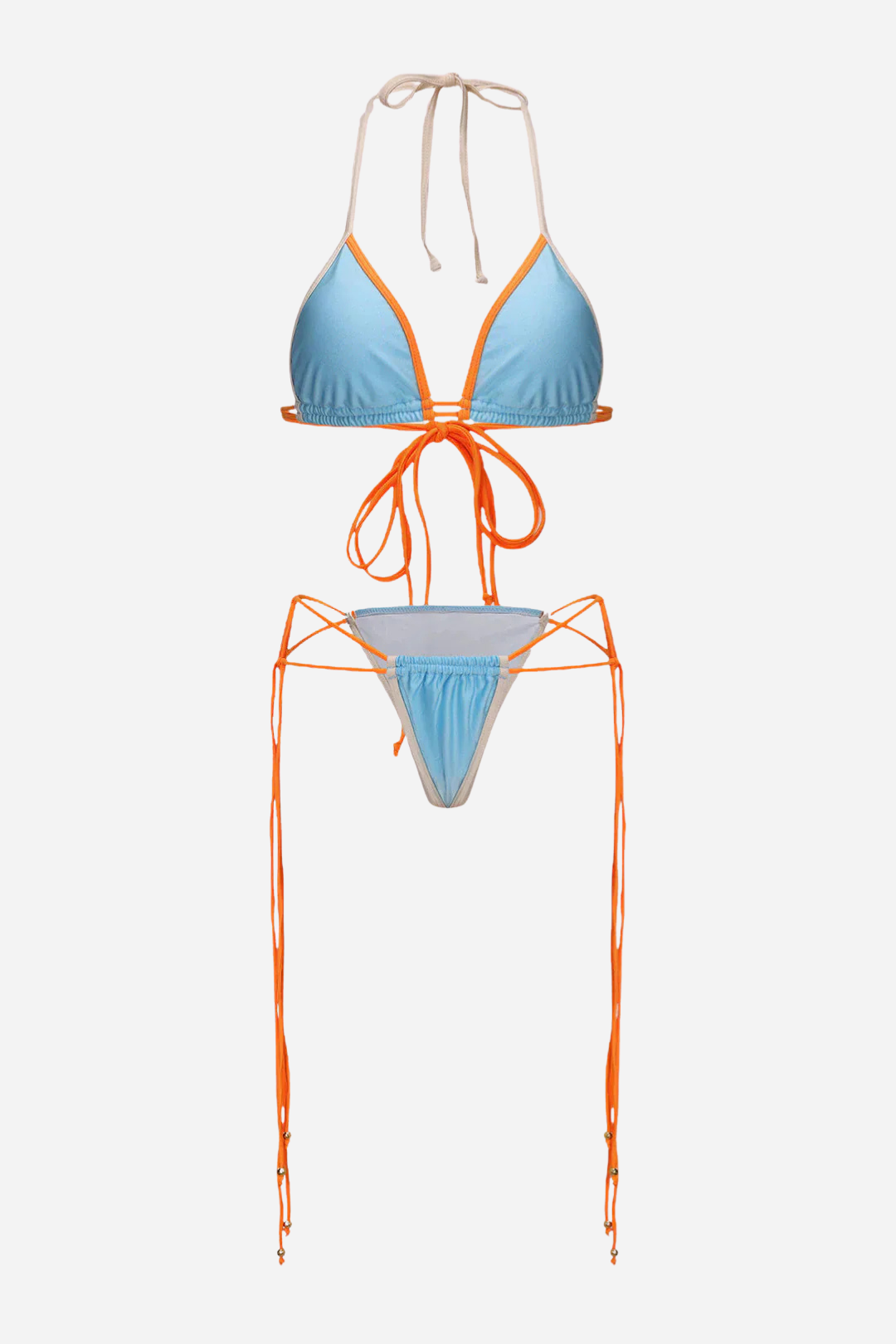 Bikini Azul Naranja