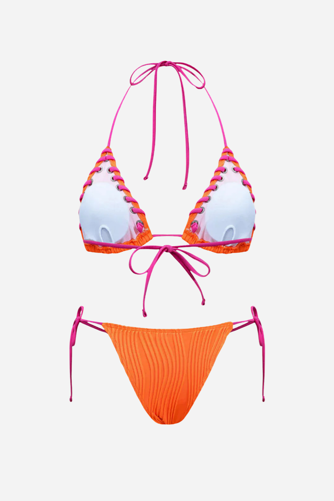 Tie-Up Bikini Set