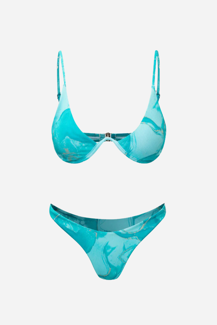 Printed Bikini And Bikini Set