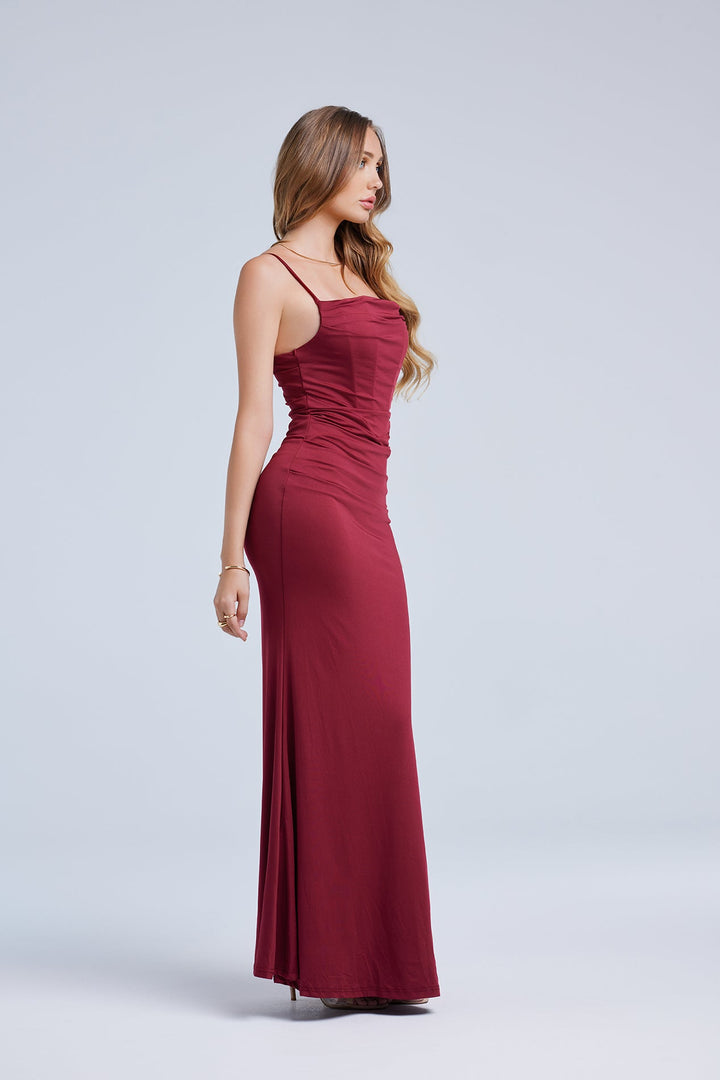 ANNIE Corset Maxi Elbise