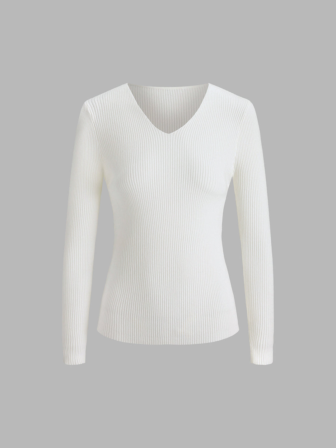 Clouds Ribbed Graceful Pullover Kazak