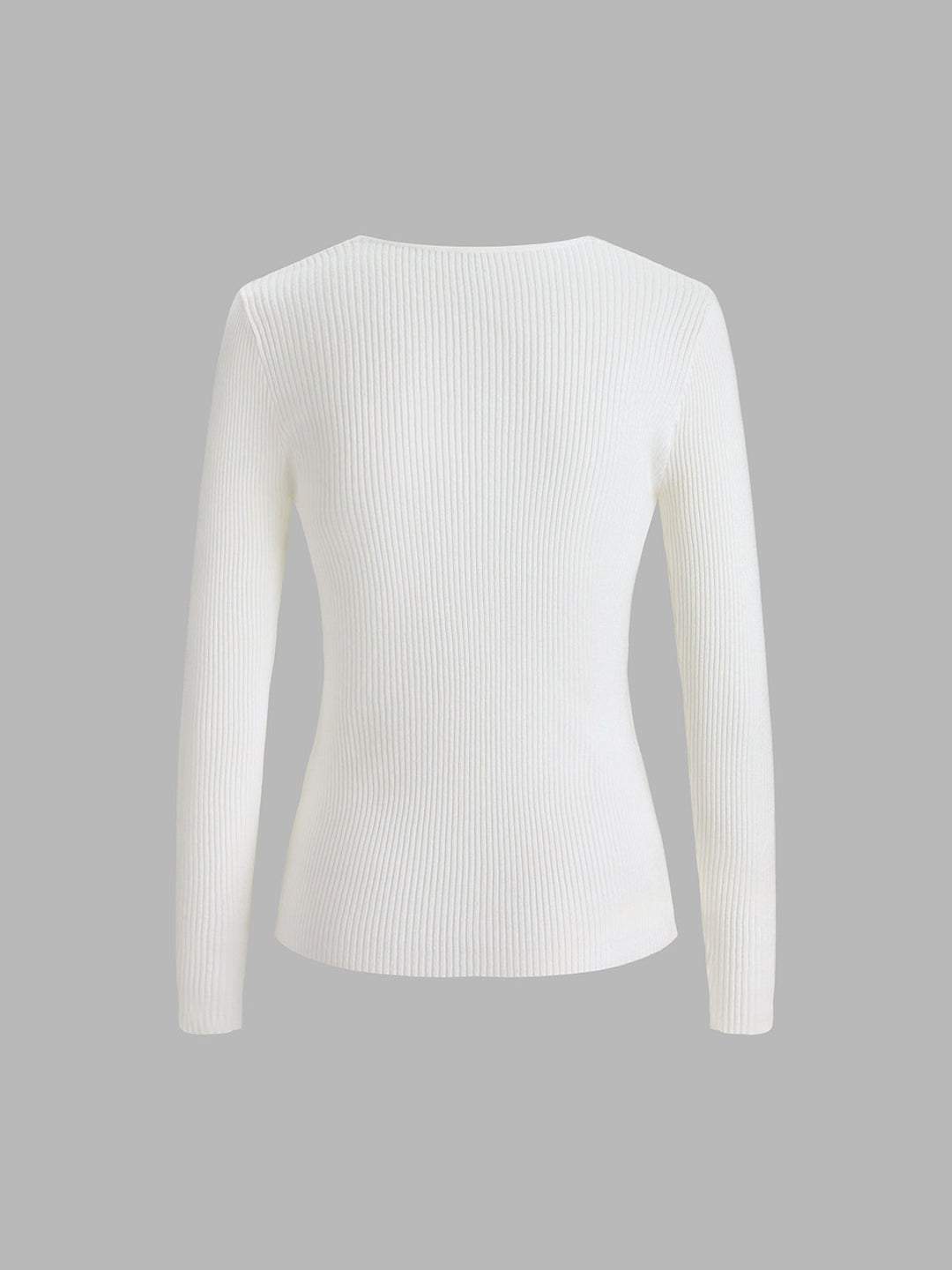 Clouds Ribbed Graceful Pullover Kazak