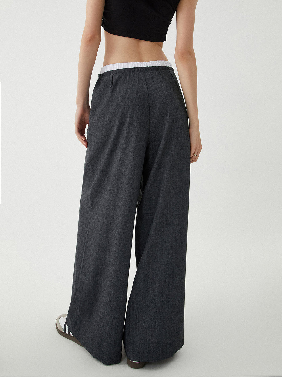 Dual Comfort Wide-Leg Pantolon