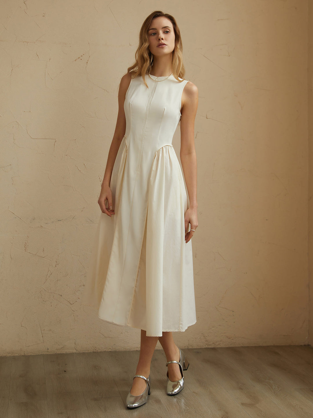 Elegance Flow Midi Elbise