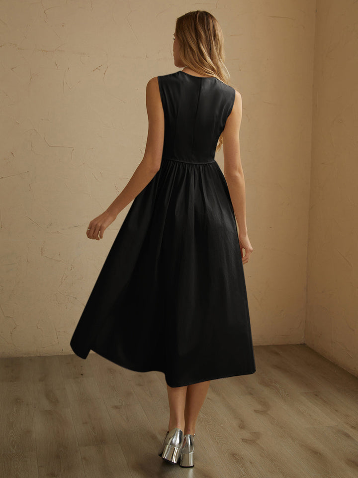 Elegance Flow Midi Elbise