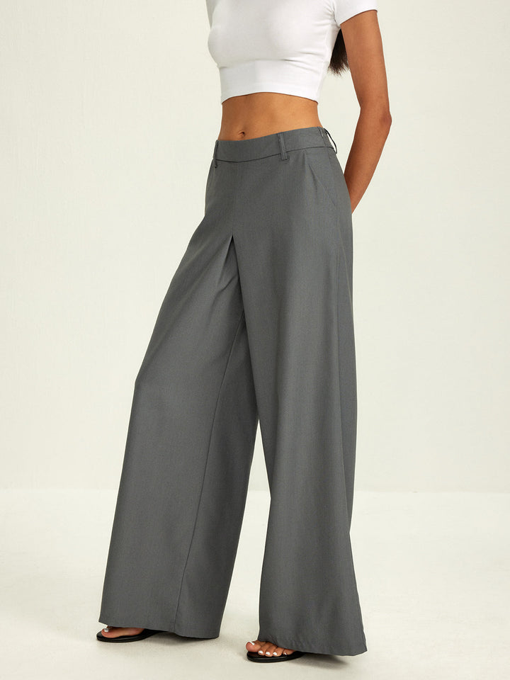 Modern Grace Wide-Leg Pantolon