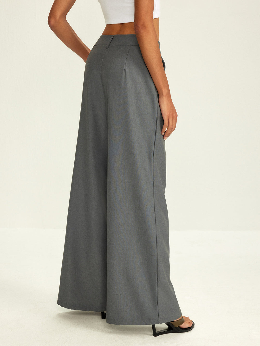 Modern Grace Wide-Leg Pantolon