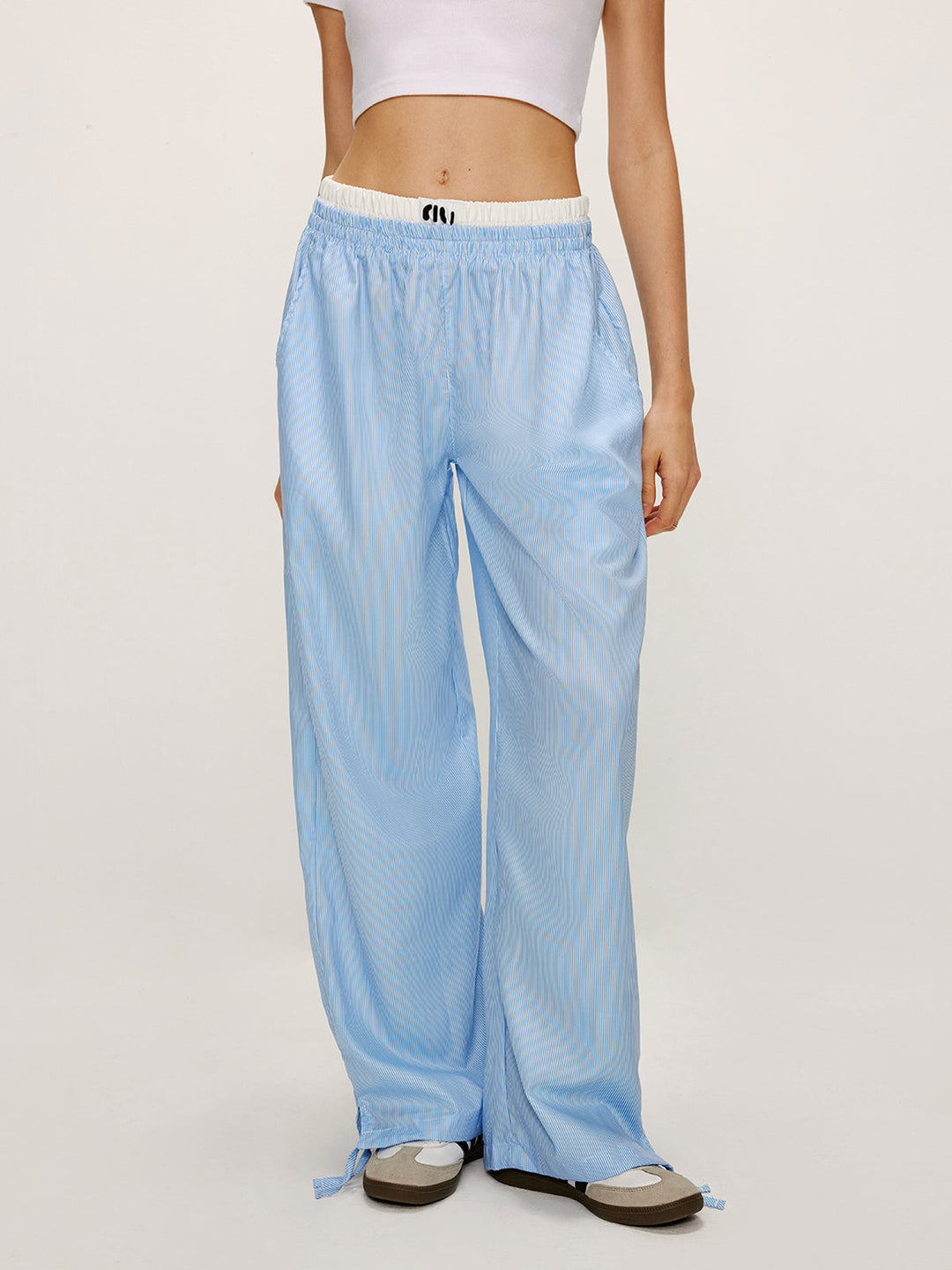 Skyline Comfort Wide-Leg Pantolon