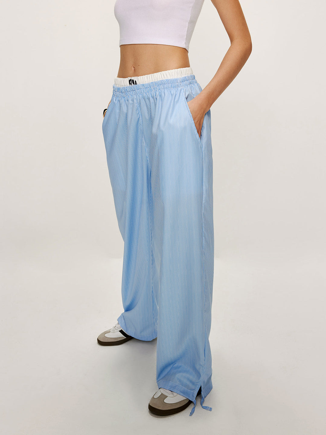 Skyline Comfort Wide-Leg Pantolon