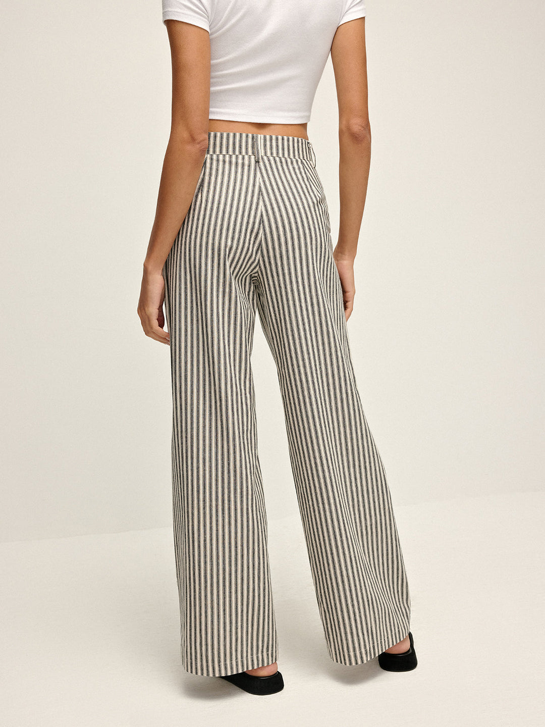 Casual Stripe Pantolon