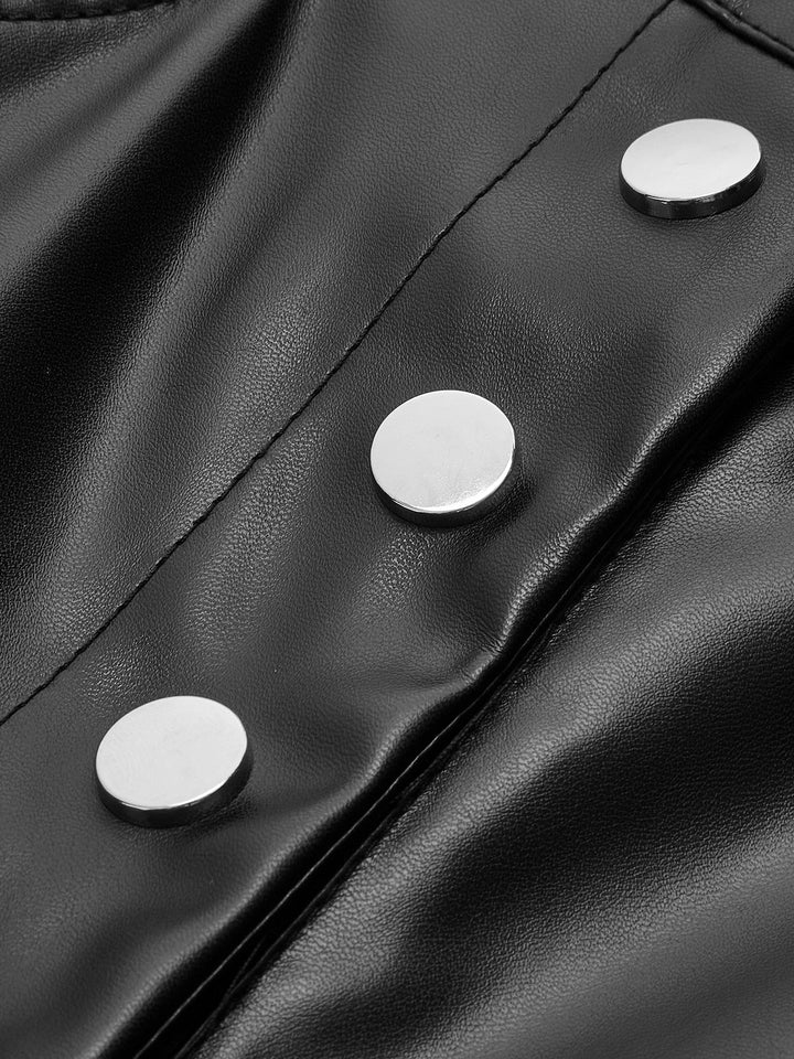 Bold Luxe Leather Pantolon