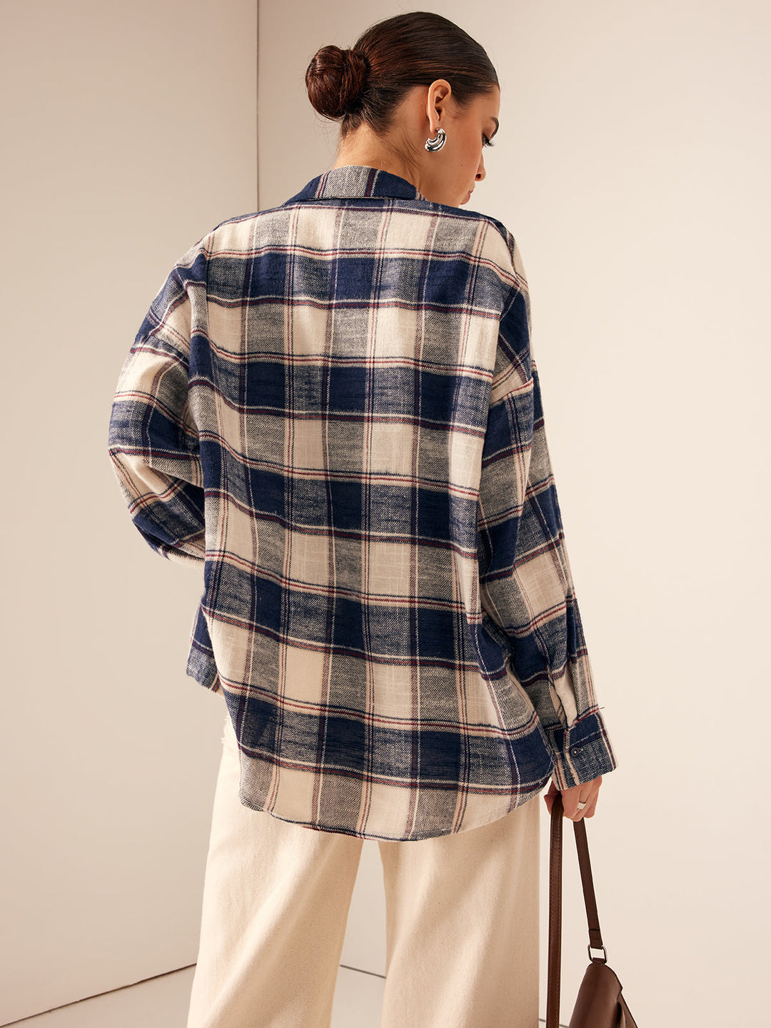 Plaid Ease Oversize Gömlek