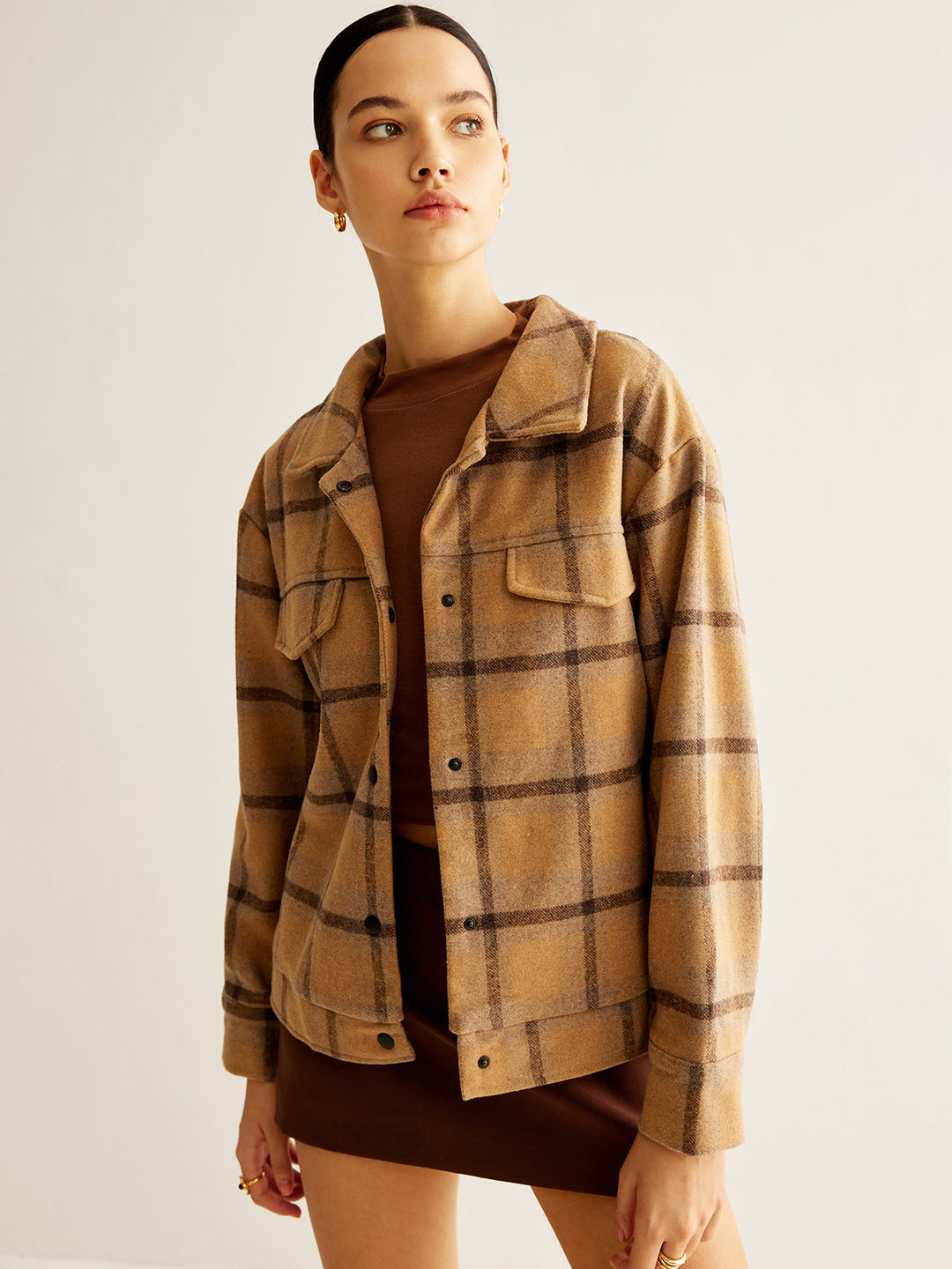 Rustic Plaid Overshirt