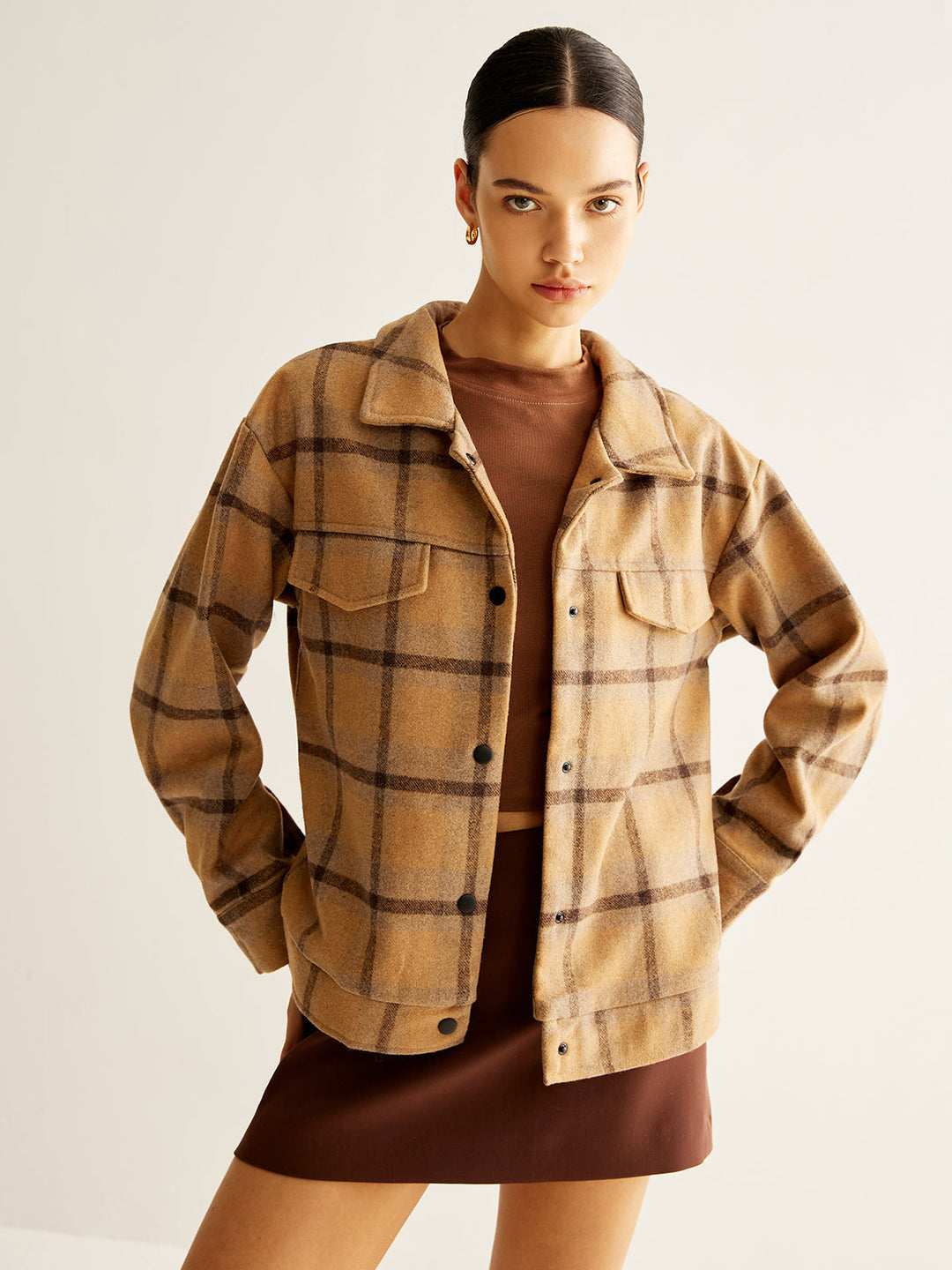 Rustic Plaid Overshirt