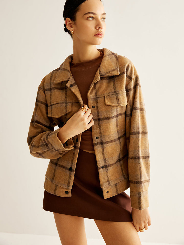 Rustic Plaid Overshirt