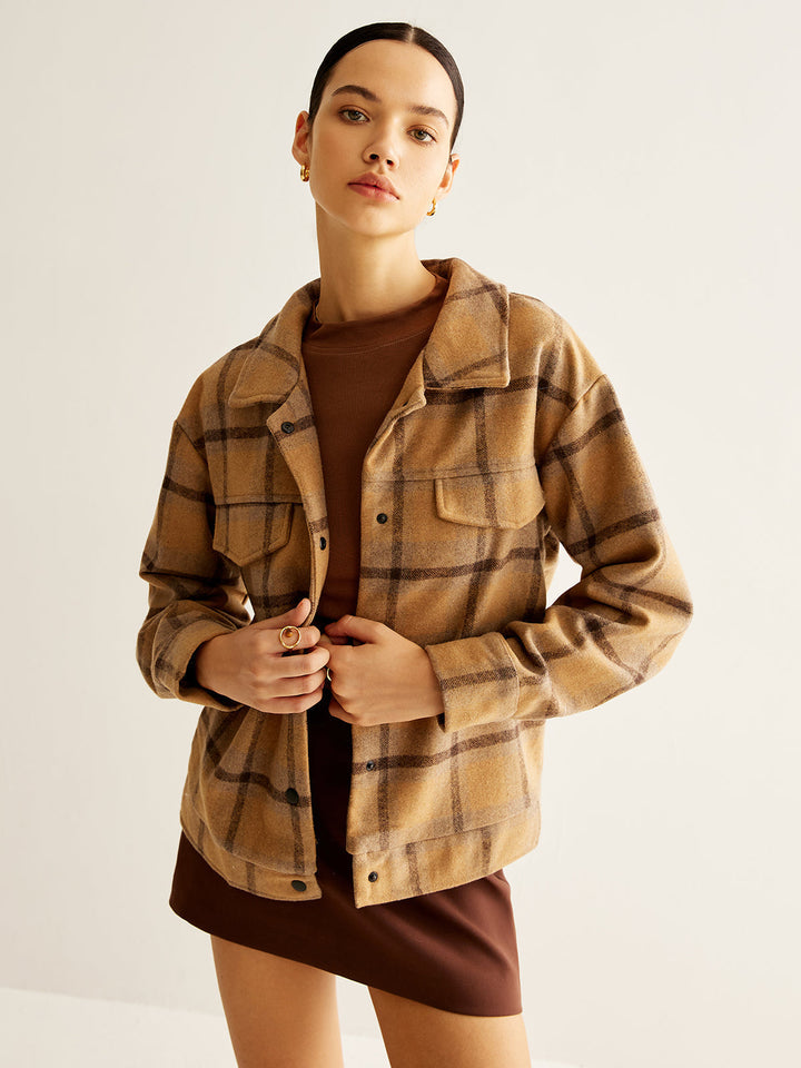 Rustic Plaid Overshirt