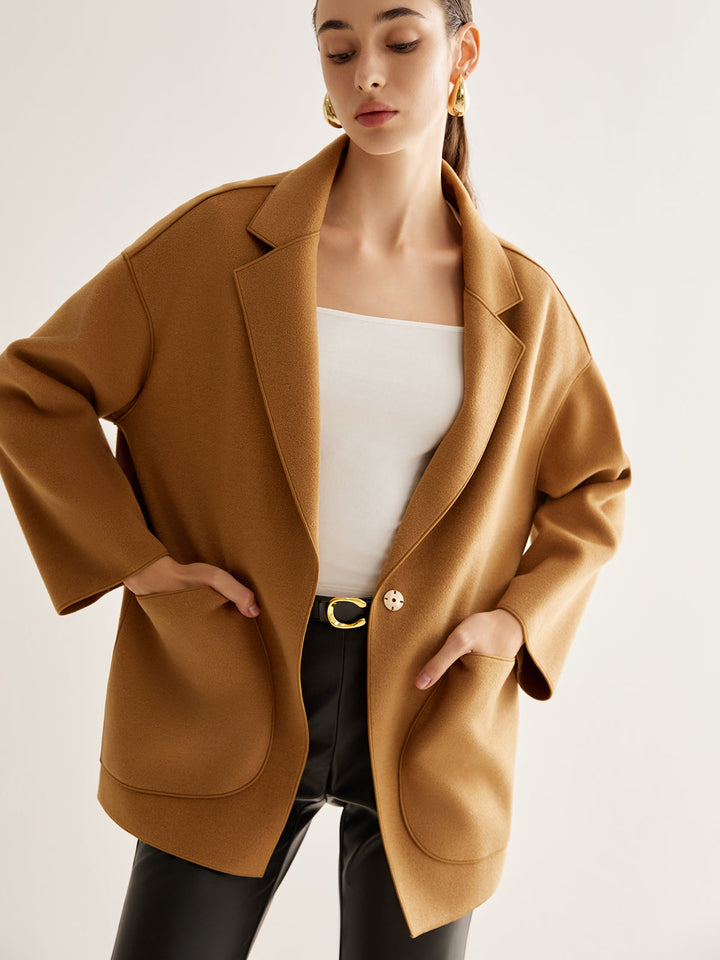 Caramel Bliss Oversize Blazer