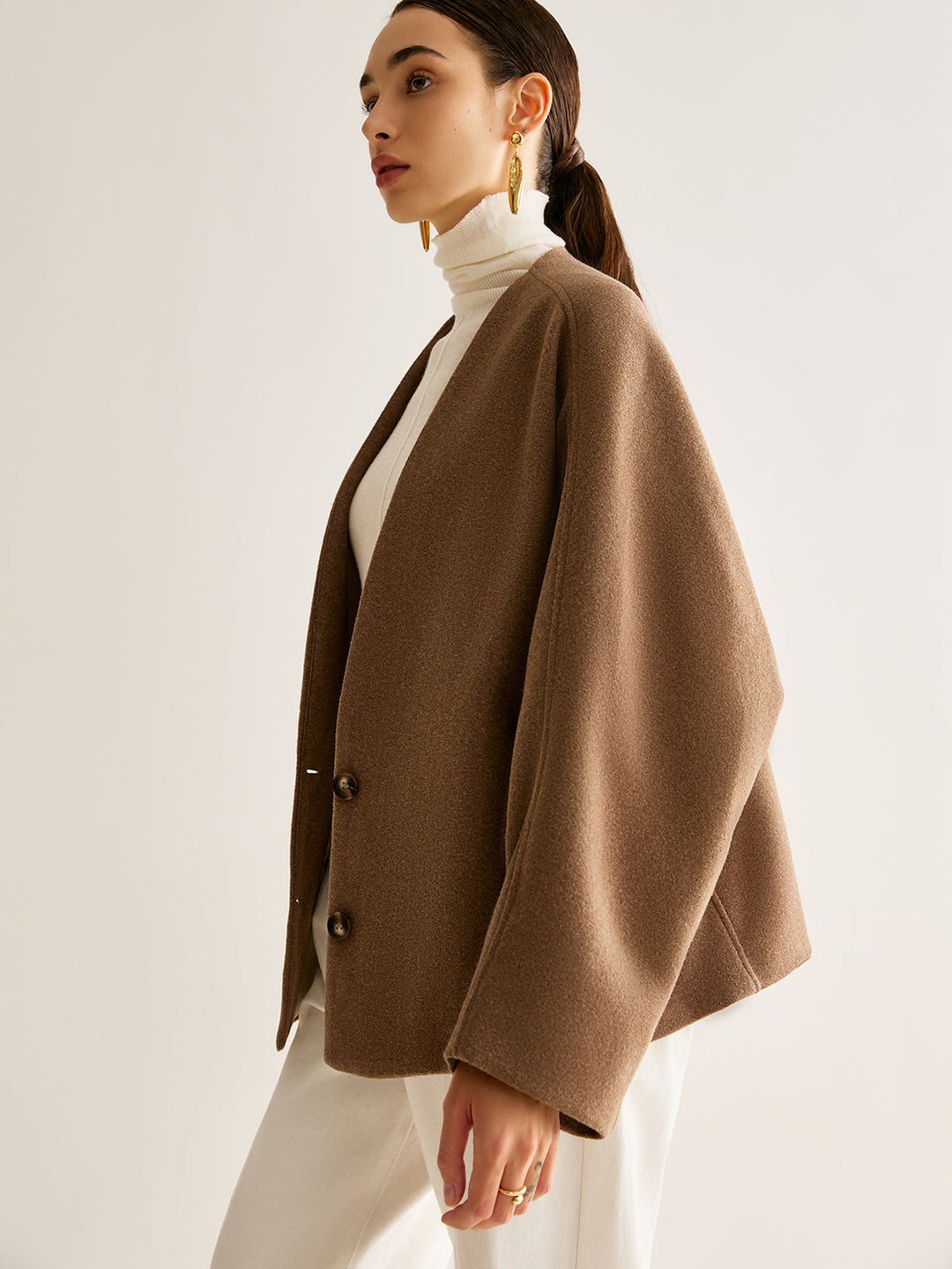 Mocha Essence Wool Jacket