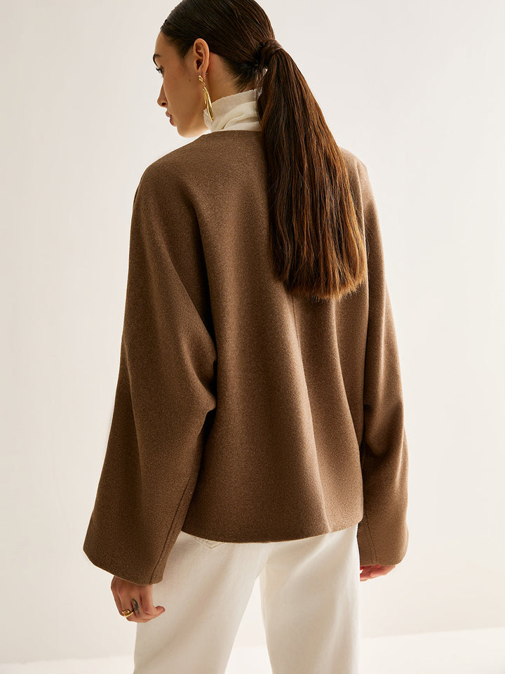 Mocha Essence Wool Jacket