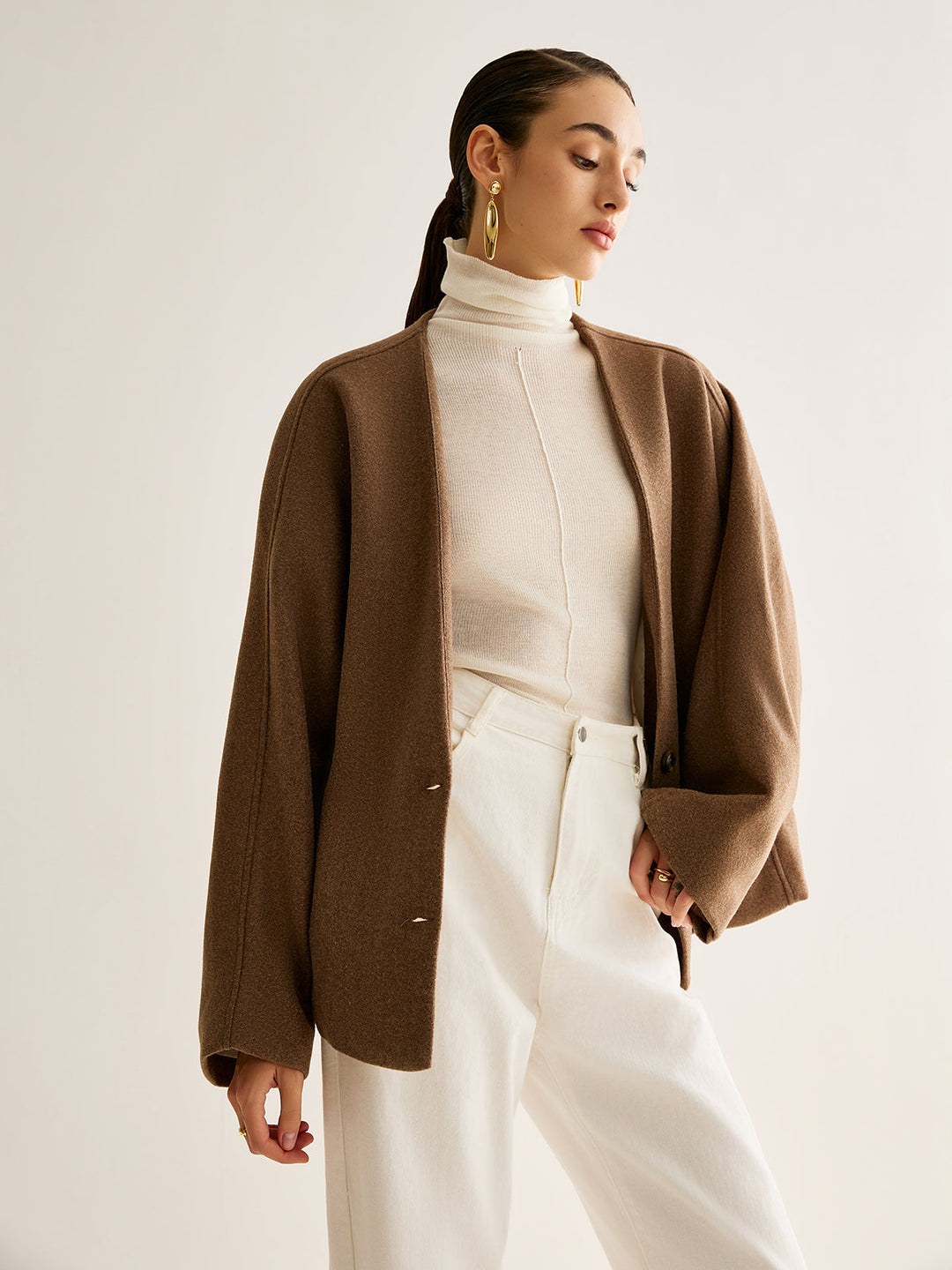 Mocha Essence Wool Jacket