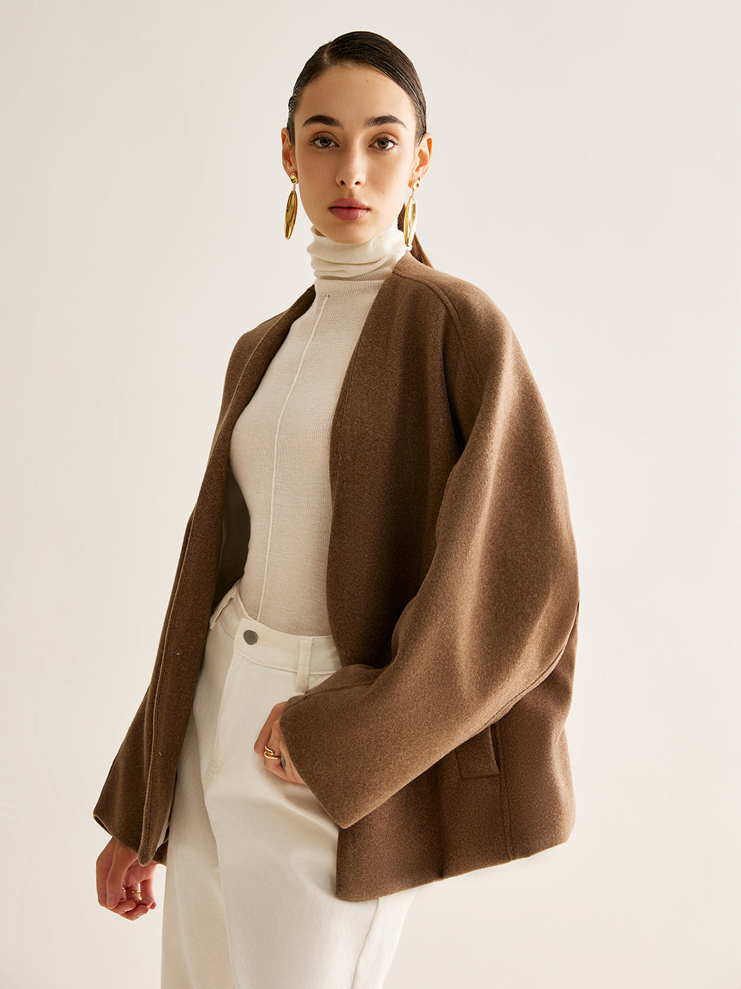 Mocha Essence Wool Jacket