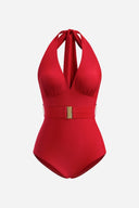 Elegant Red Swimsuit