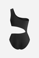 Asymmetric Black Swimsuit