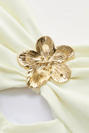 Beige Swimsuit Ring Detail