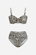 Geometric Print Bikini
