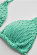 Textured Green Bikini