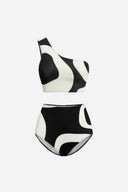 Bicolor Asymmetrical Bikini