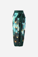 Traje de baño y pareo Green Scales
