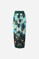 Traje de baño y pareo Green Scales