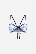 Printed Blue Bikini