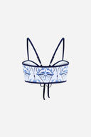 Printed Blue Bikini