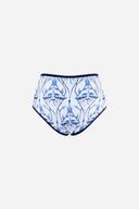 Printed Blue Bikini