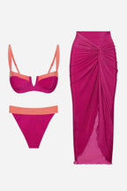 Fuchsia Bikini & Sarong