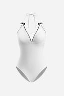 Minimal White Swimsuit