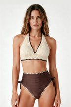 Bikini Halter Texturizado