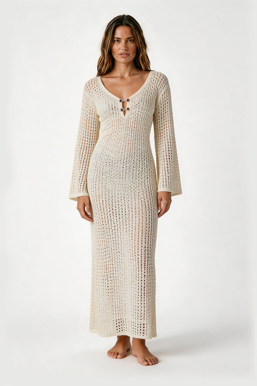 Vestido Playa Calado