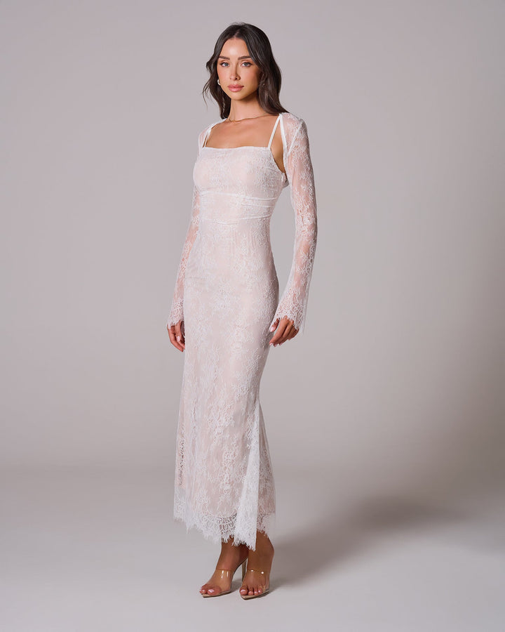 MORTI Lace Maxi Elbise