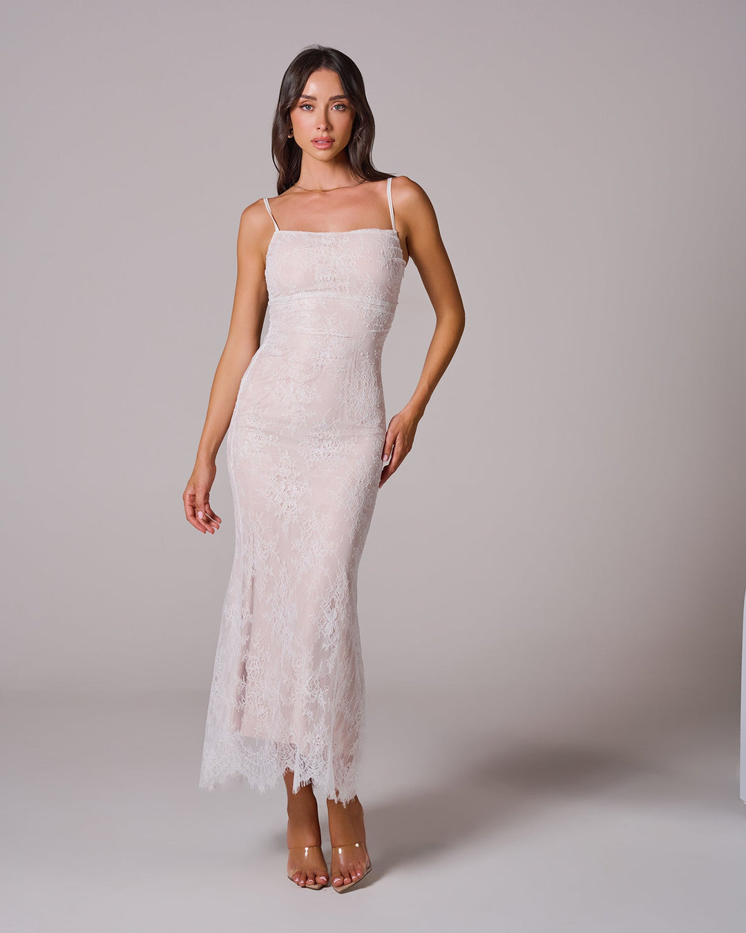 MORTI Lace Maxi Elbise