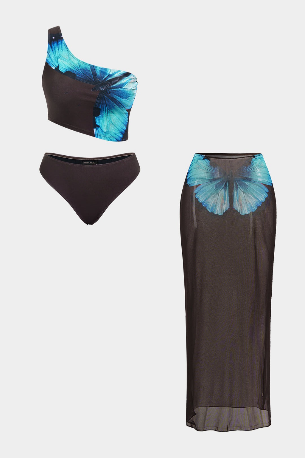 Bikini Mariposa con Pareo