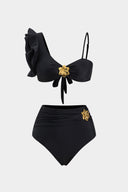 Black Bikini with Gold Detail